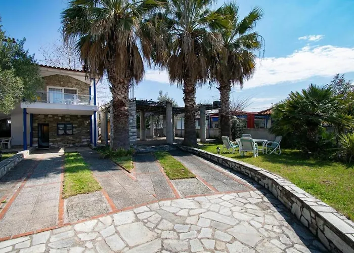 Cycladic Stone House By The Sea Nea Poteidaia